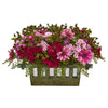 Nearly Natural 1581 Daisy Artificial Arrangement in Decorative Planter