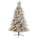 Nearly Natural T3349 8’ Artificial Christmas Tree with 600 Clear Lights