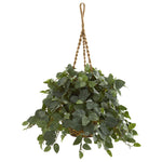 Nearly Natural 8586 34" Artifical Green Fittonia Plant in Hanging Basket