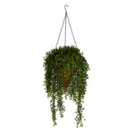 Nearly Natural P1605 45`` Gleditsia Artificial Plant in Hanging Cone Basket