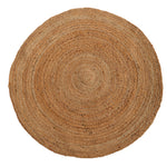 Nearly Natural D1011 4` x 4` Hand Braided Boho Jute Round Rug