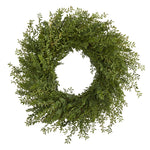 Nearly Natural 27`` Mixed Grass Artificial Wreath
