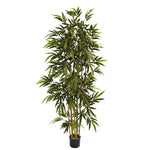 Nearly Natural 5362 6' Artificial Green Bamboo Tree