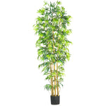 Nearly Natural 7` Multi Bambusa Bamboo Silk Tree