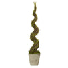 Nearly Natural T1338 53`` Mohlenbechia Spiral Artificial Tree in Country White Planters