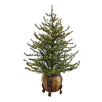 Nearly Natural T2343 4.5’  Artificial Christmas Tree with 100 Clear Lights