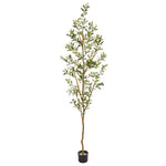 Nearly Natural 9160 82" Artificial Green Olive Silk Trees