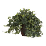 Nearly Natural Puff Ivy w/Decorative Vase Silk Plant
