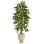 Nearly Natural 68`` Bamboo Artificial Tree in Decorative Urn