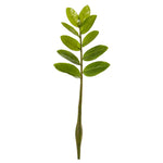 Nearly Natural 8327-S12 20" Artificial Green Zamioculcas Flower Stem, Set of 12