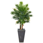 Nearly Natural T2486 63`` Areca Artificial Palm Tree in Cement Planter