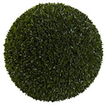 Nearly Natural 6810 19" Artificial Green Boxwood Ball (Indoor/Outdoor)