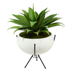 Nearly Natural P1580 30” Agave Succulent Artificial Plant with Metal Stand