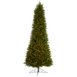 Nearly Natural T3514 9.5` Artificial Christmas Tree with 1400  White LED Lights