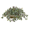 Nearly Natural 8056 13" Artificial Green Wandering Jew Plant in Decorative Planter