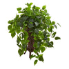 Nearly Natural 8217 31" Artificial Green Philodendron Plant in Stand Planter