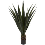 Nearly Natural 6768 52" Artificial Green Giant Agave Plant in Pot