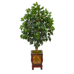 Nearly Natural T2475 46``  Ficus Artificial Tree in Decorative Planter