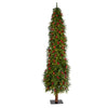 Nearly Natural T3509 8`Artificial Christmas Tree with 350 Multi-Color LED Lights