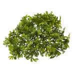 Nearly Natural 6257-S12 6" Artificial Green Moss Bush Flower, Set of 12