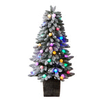 Nearly Natural T3035 4` Christmas Tree with Bendable Branches in Planters