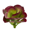 Nearly Natural 6259-S6 9" Artificial Green & Maroon Succulent Plant, Set of 6