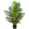 Nearly Natural 5499 4' Artificial Green Paradise Palm Tree