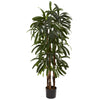 Nearly Natural 5401 4' Artificial Green Raphis Palm Tree