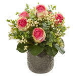 Nearly Natural Rose