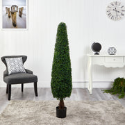 Nearly Natural T1543 5’ Boxwood Topiary Artificial Trees