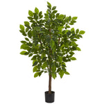 Nearly Natural 9169 4' Artificial Green River Birch Tree in Pot