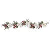 Nearly Natural 4187 60" Artificial Green & White Frosted Magnolia & Berry Garland