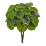 Nearly Natural 6186-S6 14" Artificial Green Real Touch Peperomia Plant, Set of 6