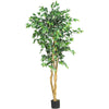 Nearly Natural 5` Ficus Silk Tree