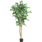 Nearly Natural 5` Ficus Silk Tree