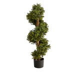 Nearly Natural T2027 33`` Boxwood Topiary Spiral Artificial Trees