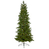 Nearly Natural 7.5` Big Sky Spruce Artificial Christmas Tree with 300 Clear Warm (Multifunction) LED Lights and 385 Bendable Branches