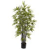 Nearly Natural 5417 4' Artificial Green & Black Bamboo Tree