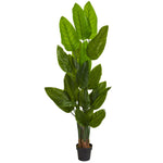 Nearly Natural 5599 6' Artificial Green Canna Tree