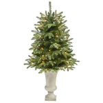 Nearly Natural T2248 44” Snowed Artificial Christmas Tree with 50 Clear Lights