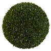 Nearly Natural 6808 14" Artificial Green Boxwood Ball (Indoor/Outdoor)