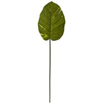 Nearly Natural 6121-S12 37.5" Artificial Green Real Touch Giant Pothos Leaf, Set of 12