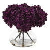 Nearly Natural Hydrangea with Vase Silk Flower Arrangement