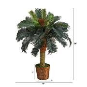 Nearly Natural T1533 3` Sago Palm Artificial Trees