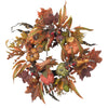 Nearly Natural 4924 24" Artificial Pumpkin & Berry Wreath, Multicolor