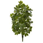 Nearly Natural 6158-S2 32" Artificial Green Real Touch Baby Schefflera Plant, Set of 2