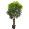 Nearly Natural 5547 52" Artificial Green Fan Palm Tree