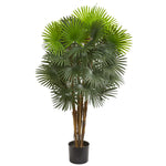 Nearly Natural 5547 52" Artificial Green Fan Palm Tree