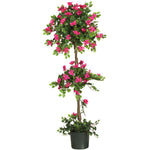 Nearly Natural 5` Mini Bougainvillea Topiary