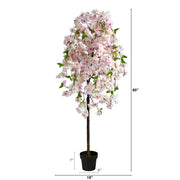 Nearly Natural T1702 5` Cherry Blossom Artificial Trees